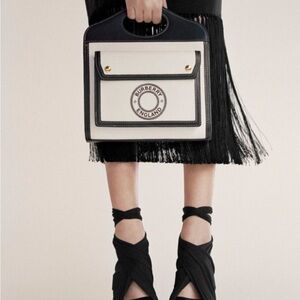 BURBERRY Canvas Giant Pocket Tote NWT